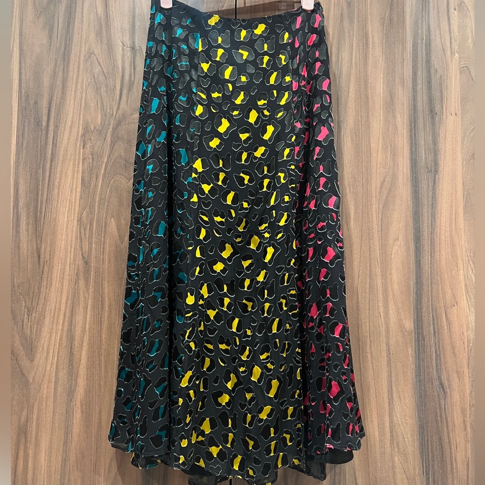 Alice + Olivia Multicolor Leopard Skirt